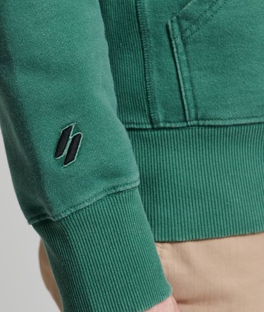 Locker geschnittenes Code Logo Hoodie mit Stückfärbung Image 4