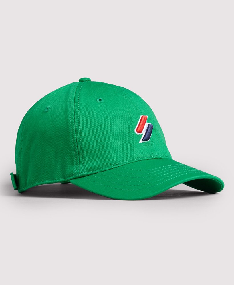 ◆Superdry◆ Pigment Logo Ball Cap Light Green womens Essential Baseball Cap in BRIGHT GREEN | Superdry US