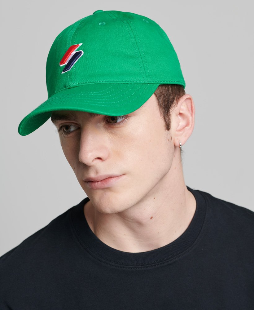 ◆Superdry◆ Pigment Logo Ball Cap Light Green womens Essential Baseball Cap in BRIGHT GREEN | Superdry US