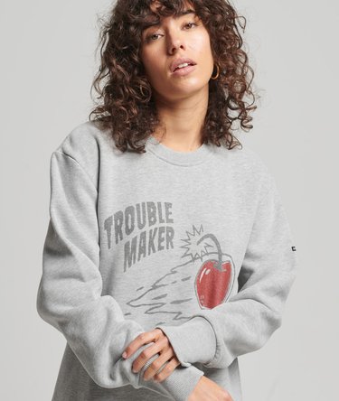 Vintage Crossing Lines Sweatshirt Dress Image 2