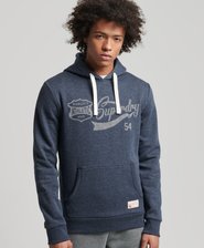 Collegiate Hoodie mit Vintage-Schriftzug
