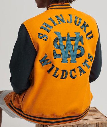 Vintage Collegiate Jersey Bomberjacke Image 1