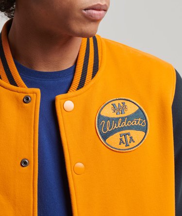 Vintage Collegiate Jersey Bomberjacke Image 4