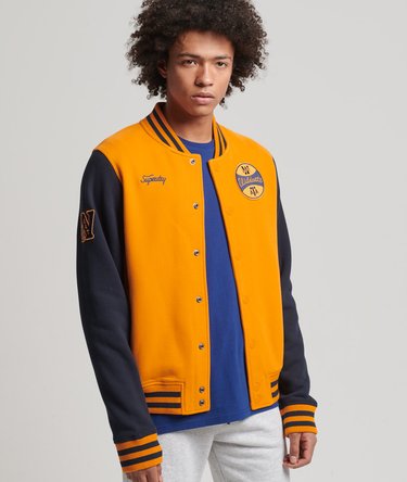 Vintage Collegiate Jersey Bomberjacke Image 2