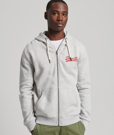 Saisonaler Kapuzenpulli mit Vintage-Logo Image 1