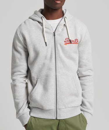 Saisonaler Kapuzenpulli mit Vintage-Logo Image 4