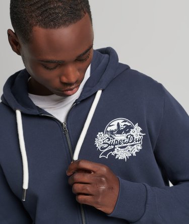 Sweat à capuche zippé Vintage Logo Seasonal Image 2