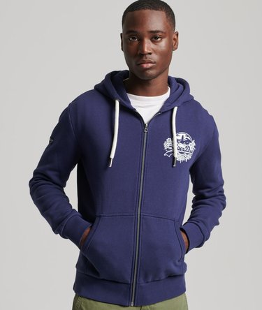 Sweat à capuche zippé Vintage Logo Seasonal Image 1