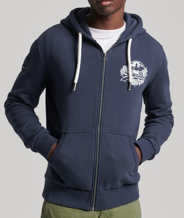 Sweat à capuche zippé Vintage Logo Seasonal Image 4