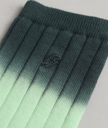 Organic Cotton Code S Logo Dip Dye Ankle Socks Image 2