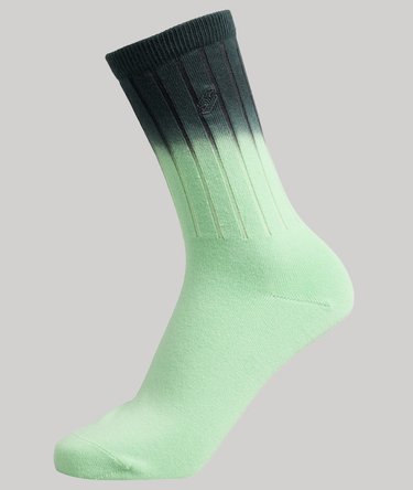 Organic Cotton Code S Logo Dip Dye Ankle Socks Image 1