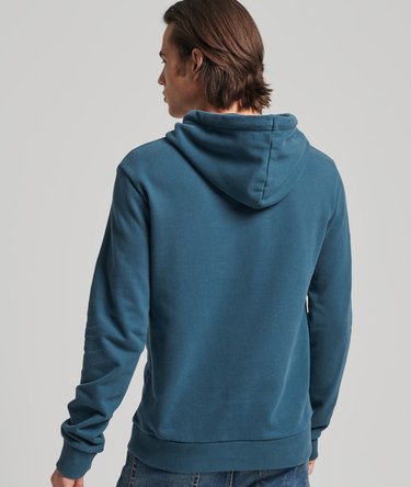 Vintage Logo Narrative h&aelig;ttetr&oslash;je med ub&oslash;rstet for Image 3