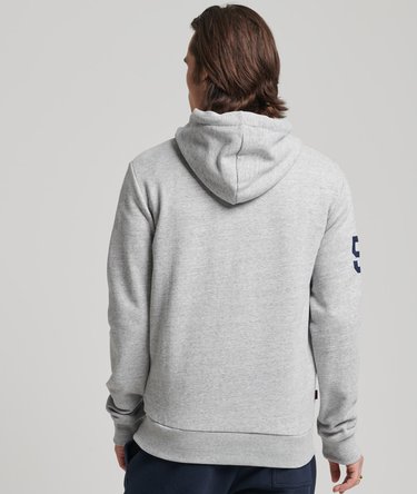 Sudadera cl&aacute;sica con capucha, cremallera y logotipo Vintage Logo Image 3