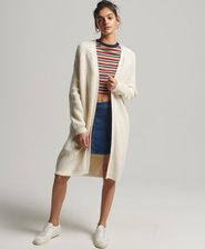 Cardigan lungo a coste Vintage