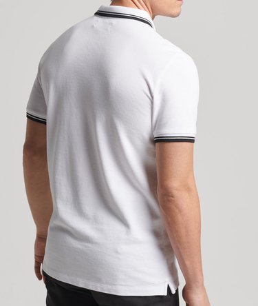Organic Cotton Tipped Pique Polo Shirt Image 3