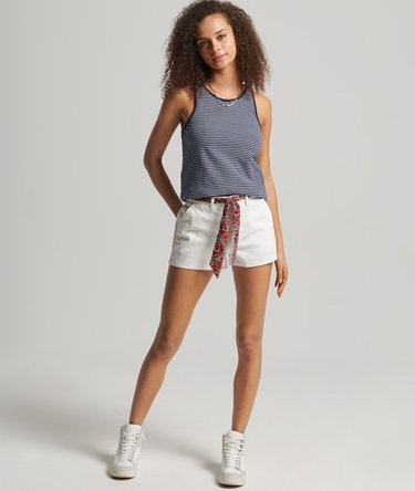Mini short chino Vintage en coton bio Image 2