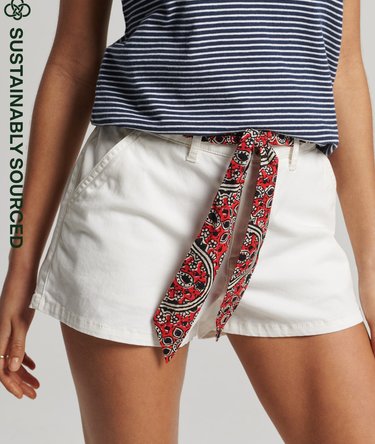 Mini short chino Vintage en coton bio Image 1