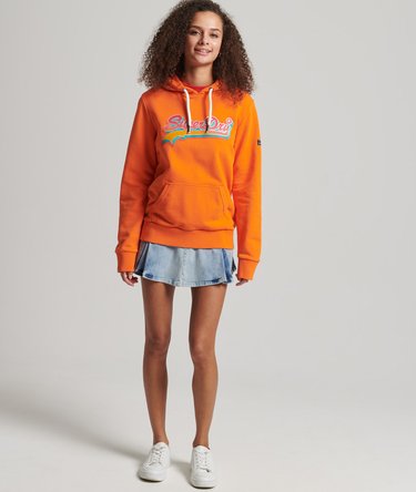 Saisonaler Kapuzenpulli mit Vintage-Logo Image 2