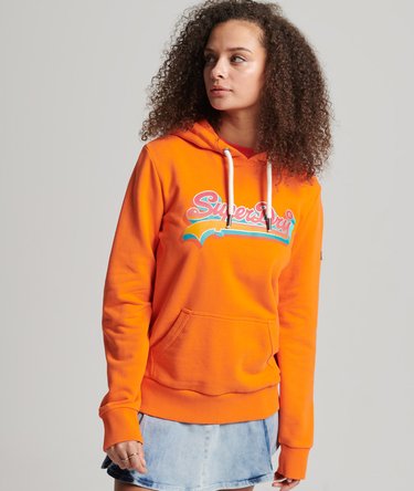 Saisonaler Kapuzenpulli mit Vintage-Logo Image 1