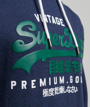 Vintage Logo Unbrushed Hoodie Image 5