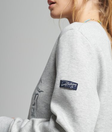 Vintage Logo Seasonal Crew Sweatshirt Image 3