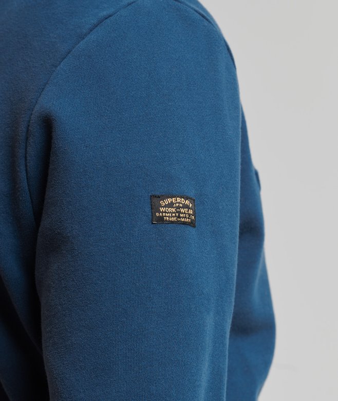 Superdry Sweat à capuche Vintage Cooper Classic Bleu | Dressinn