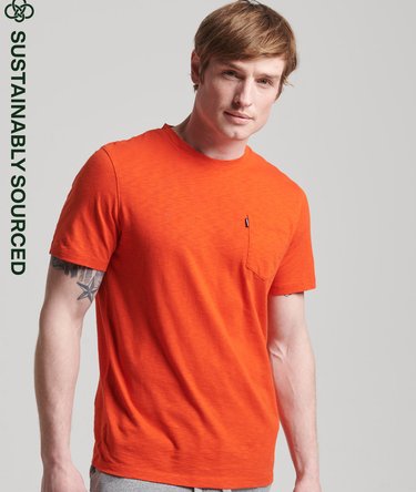 Camiseta de algodón orgánico con bolsillo Image 1
