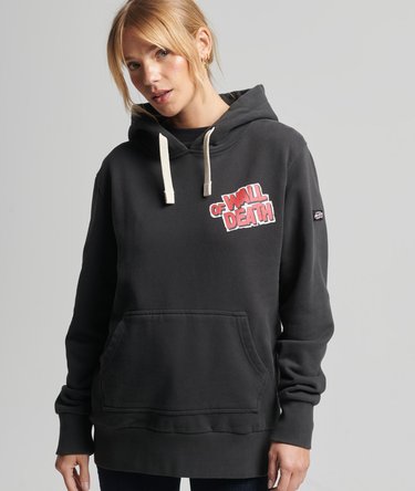 Vintage Crossing Lines Hoodie Image 3