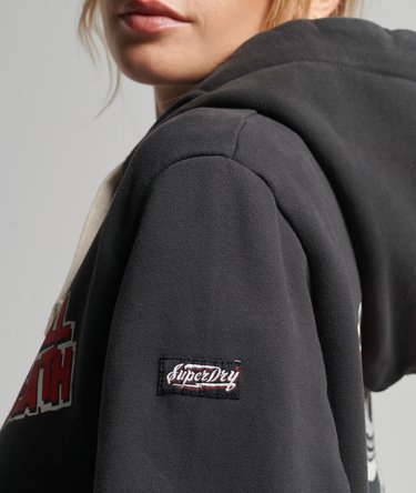 Vintage Crossing Lines Hoodie Image 5