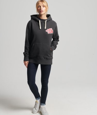 Vintage Crossing Lines Hoodie Image 2