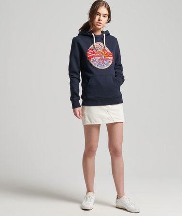 Vintage Logo Narrative Hoodie mit Strassbesatz Image 2