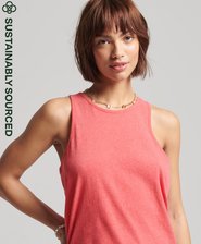 Organic Cotton Vintage Logo Embroidered Vest