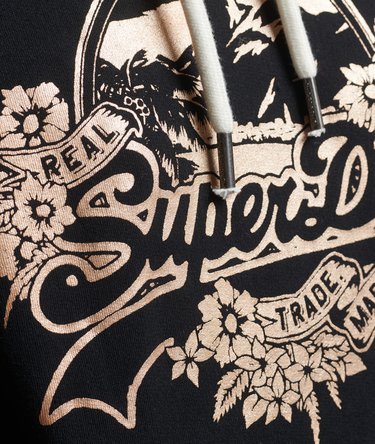 Saisonaler Kapuzenpulli mit Vintage-Logo Image 4