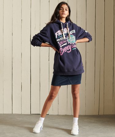 Sudadera oversize con capucha Workwear Image 2