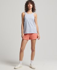 Organic Cotton Vintage Logo Stripe Vest