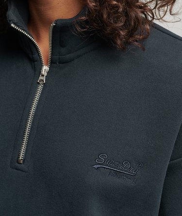 Sweat en coton bio Vintage Logo Henley Image 2