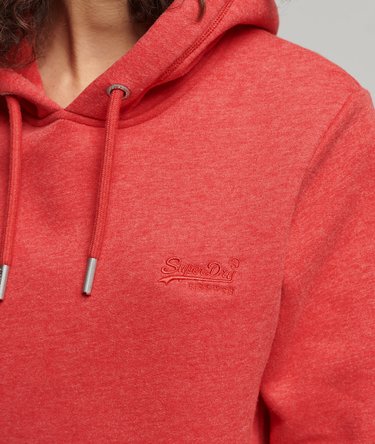 Organic Cotton Vintage Logo Embroidered Hoodie Image 3