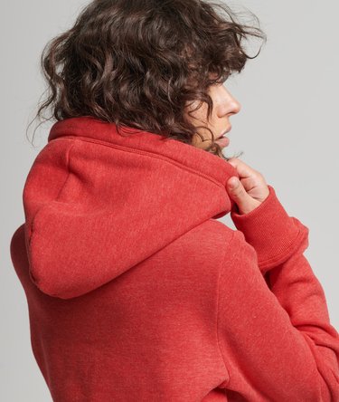 Organic Cotton Vintage Logo Embroidered Hoodie Image 2