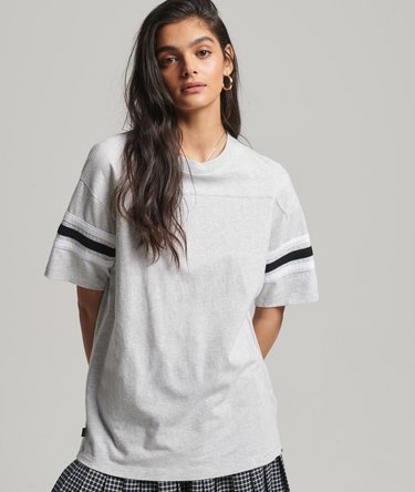 Organic Cotton Vintage Quarterback T-Shirt Image 2