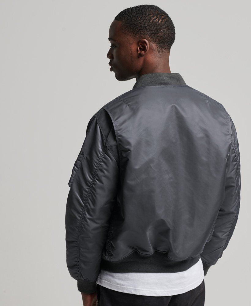 mens MA1 Bomber Jacket in GREY | Superdry UK