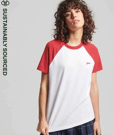 Organic Cotton Vintage Baseball T-Shirt Image 1