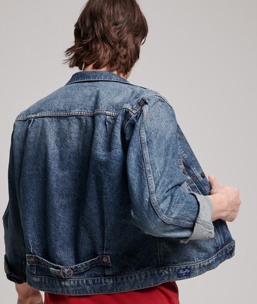 Vintage Worker Trucker Jacket Image 4