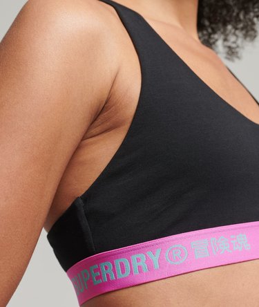 Brassière à logo Offset en coton bio Image 3