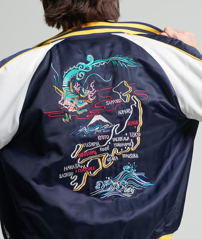 Steppjacke Flaschenblau Superdry Leichte Steppjacke Superdry