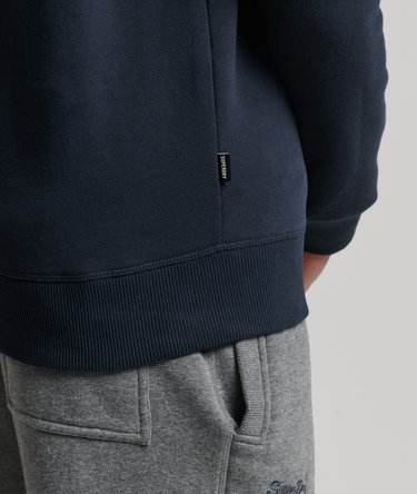 Henley Sweatshirt mit Vintage Logo aus Bio-Baumwolle Image 4