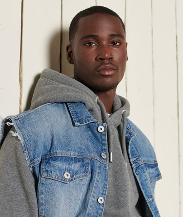 Vintage Logo Hoodie mit Stickerei Image 6