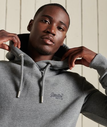 Vintage Logo Hoodie mit Stickerei Image 1