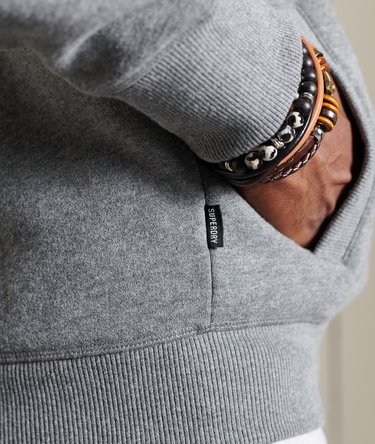 Organic Cotton Vintage Logo Zip Track Top Image 5