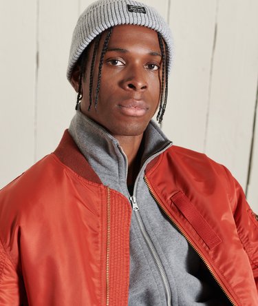 Organic Cotton Vintage Logo Zip Track Top Image 6