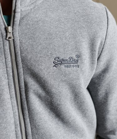 Organic Cotton Vintage Logo Zip Track Top Image 4